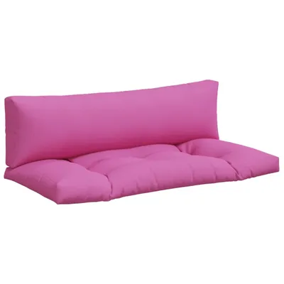 Image de vidaXL Coussin pour palette 2 pcs. Tissu Oxford rose