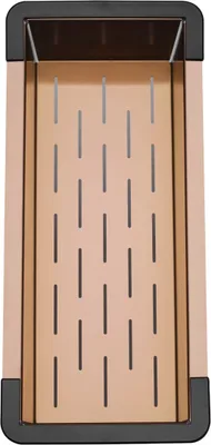 Produktbild von REGINOX R39182 Restebecken NEW YORK Copper II / Edelstahl PVD-Beschichtung / Abtropfschale