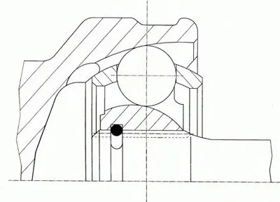 Produktbild von LÖBRO Gelenksatz Antriebswelle für NISSAN MAXIMA QX (A33) 303861