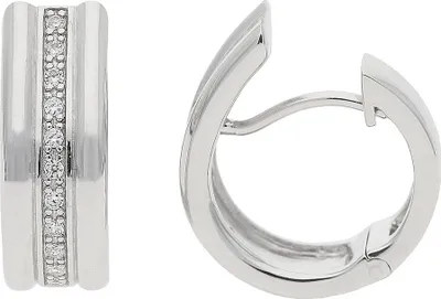 Produktbild von JuwelmaLux Creolen 925 Silber mit Zirkonia JL20-06-0578