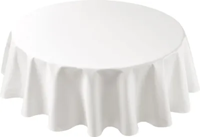 Produktbild von Curt Bauer Satin-Tischtuch rund Gent 1514 Farbe offwhite Größe rund 180