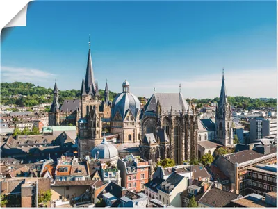 Produktbild von ARTland Poster Aachen Panorama III Größe: 80x60 cm