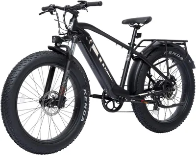 Image de 26 * 4.0 pouces Fatbike, City E Bike 250W 70Nm vélo électrique 48V 13.5Ah batterie interchangeable, double freins à huile, 7 vitesses, 25 km/h noir