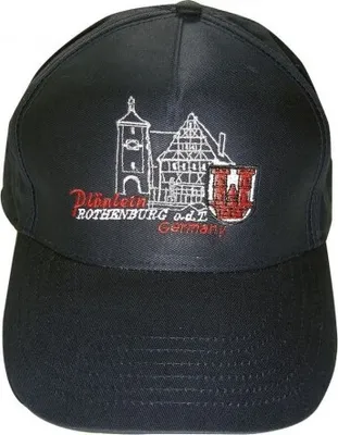 Produktbild von Baseballcap mit Stick - ROTHENBURG - 68083 schwarz
