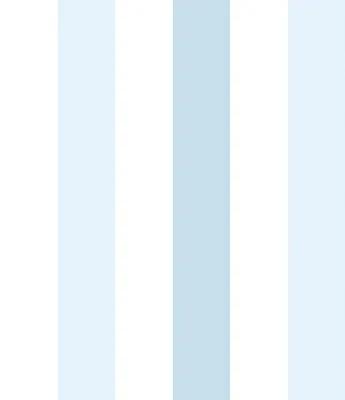 Produktbild von Sanders & Sanders Tapete Streifen Blau und Weiß - 640468 - 53 cm x 10 m