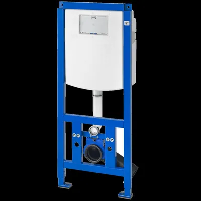Image de Éléments de fixation KWC, AQUAFIX, pour WC, avec réservoir de chasse d'eau