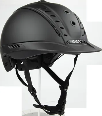 Produktbild von CASCO Mistrall 2 Prime Black Reithelm, Farbe:schwarz matt, Größe:58-60 cm