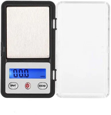 Productafbeelding van Digitale Weegschaal - Precisie Weegschaal - Sieraden Wegen - Hoge Nauwkeurigheid - 200g / 0.1g - Zwart