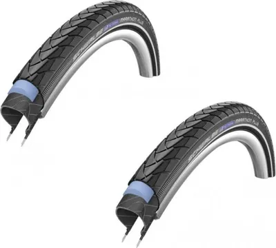 Produktbild von Schwalbe 2 x Reifen Drahtreifen MARATHON PLUS 28x1.40 37-622 Reflex E-50