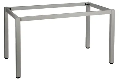 Zdjęcie produktu dla Metalowy stelaż ramowy NY-A057/K, noga kwadratowa o przekroju 5x5 cm, wymiary 116x66x72,5 cm, kolor szary
