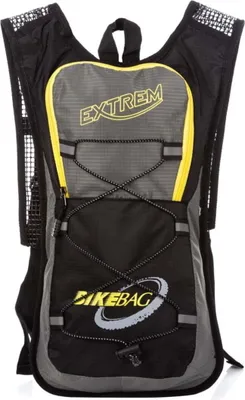 Produktbild von Bag Street Leicht Sport Rucksack Wanderrucksack Fahrrad/Motor Damen/Herren Schwarz mit Gelb