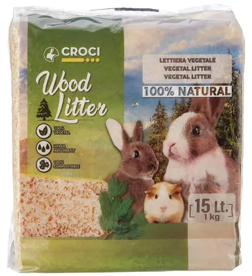 Productafbeelding van Strooisel - Houtstrooisel - Dennenkrullen - 1 kg - Knaagdieren