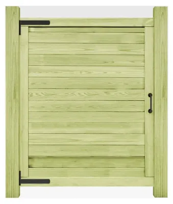 Produktbild von Kiefer Imprägniertes Gartentor 125x100 cm Zauntor Holztor Pforte Garten