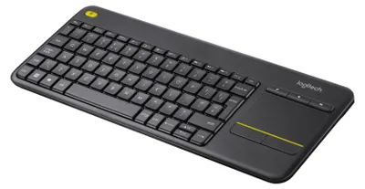 Produktbild von Logitech K400 Plus, Mini, Kabellos, RF Wireless, QWERTY, Schwarz