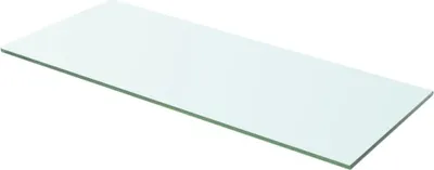 Zdjęcie produktu dla The Living Store Półka szklana przezroczysta 60 cm x 20 cm