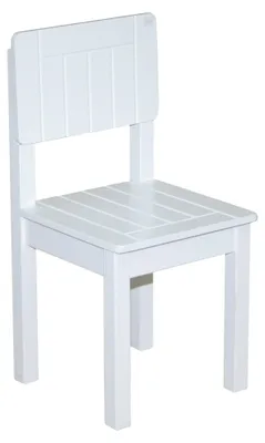 Produktbild von roba Kinderstuhl, Stuhl mit Lehne für Kinder, weiß lackiert, HxBxT: 59x29x29 cm, Sitzhöhe 31 cm