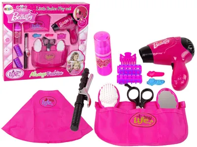 Productafbeelding van Beauty Kappersset Föhn Krultang Roze