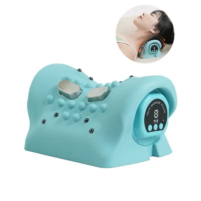 Produktbild von Nackenmassagegerät,Wärmende Massagegerät mit 15 Minuten Timer, Typ-C-Ladung,Puls, Wärme und Vibration, 3 Stufen Nackenmassagekissen