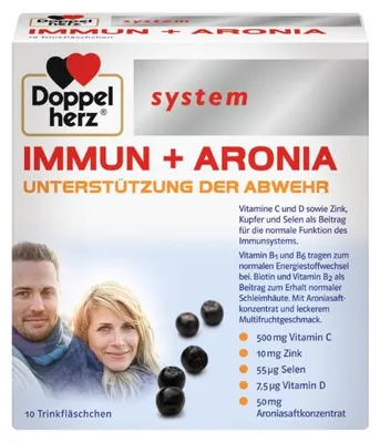 Image de Doppelherz system Immun + Aronia Flacons à boire, 10 pcs. Ampoules