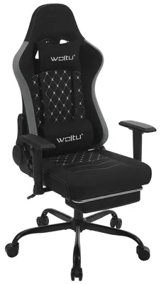 Obrázok produktu pre Herná stolička – Ergonomická kancelárska stolička – Počítačová stolička – Funkcia masáže – Nastaviteľná opierka chrbta