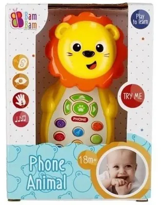 Obrázok produktu pre Bam Bam Muzyczny telefon Lew dla dzieci