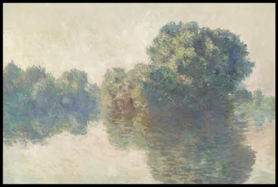 Obrázok produktu pre Plakát 91,5 x 61 cm Seina v Giverny, Monet Vintage do Salonu