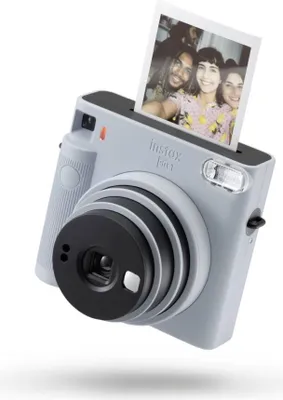 Produktbild von Fujifilm Instax SQUARE SQ1 - Glacier Blue, 62 x 62 mm, Blau, 86 x 72 mm, 0.3 x 0.5 m, Auto, 0,3 - 2,2 m