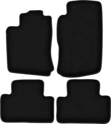 Immagine prodotto di Tappetini in velluto per Opel Vectra B (1996-2001, hatchback, berlina, station wagon, liftback) neri, set 4 pz, con fissaggi