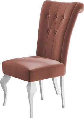 Produktbild von MIRJAN24 Polsterstuhl Bonito, Esszimmerstuhl aus Buchenholz, 52x70x100 cm, 1-Stück (Farbe: Magic Velvet 2258, Holzfarbe: Weiß)