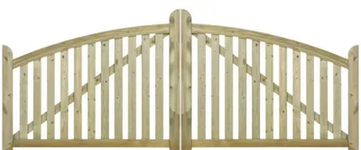 Produktbild von Plus Doppeltor Ligno druckimprägniert 300 x 88/118 cm