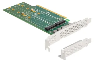 Produktbild von DELOCK PCI Expr 16Karte > 4x int. NVMe M.2 Key M Bifurcation