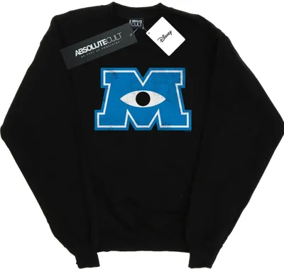 Produktbild von Disney - "Monsters University Monster M" Sweatshirt für Damen BI29561 (S) (Schwarz)