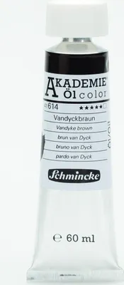 Produktbild von Schmincke 60ml AKADEMIE Öl color Vandyckbraun Öl 41 614 011