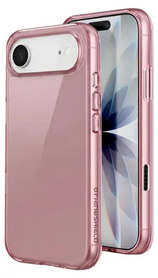 Produktbild von Rhinoshield, Leichte TPU Hülle für iPhone Air, transparent, Qi-kompatibel, Rosa
