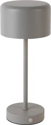 Obrázok produktu pre Trio Leuchten - Moderná stolová lampa sivá dobíjacia - Poppie touch function dimmer I Stmievateľná I Obývacia izba I Spálňa - Oceľová guľatá - I (nevymeniteľná) LED