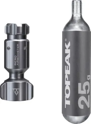 Produktbild von Topeak Micro Airbooster 25g Co2-inflator Silber 25 g Silber 25 g