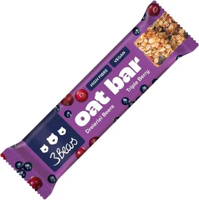 Produktbild von 3Bears Oat Bar Dreierlei Beere 45g