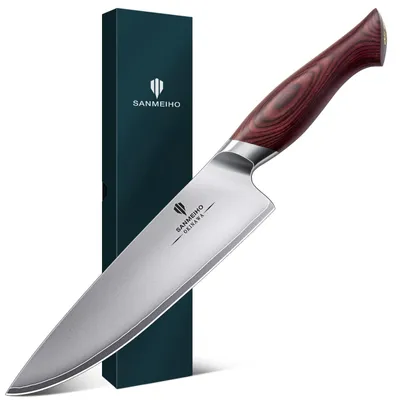 Immagine prodotto di SANMEIHO, coltello da chef professionale giapponese, lama da 20 cm