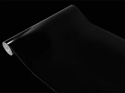 Produktbild von Klebefolie Möbel 67x25 cm - Schwarz Glänzend - Selbstklebende Möbelfolie in modernen Unifarben - Folie für Möbel zur einfachen Renovierung von Türen, Tischen und Regalen - Klebefolie dekorativ und abwaschbar