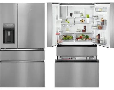 Image de AEG RMB954E9VX frigo américain Pose libre 617 L Argent, Acier inoxydable