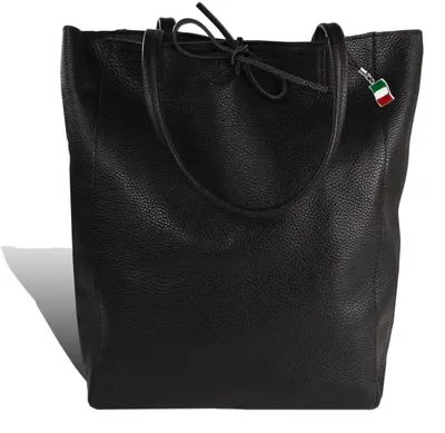 Produktbild von Florence Tasche schwarz Leder Shopper D2OTM107S