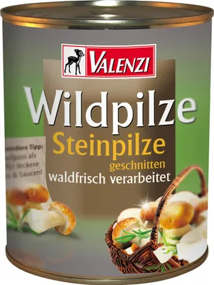 Produktbild von Valenzi Steinpilze in Scheiben 455g
