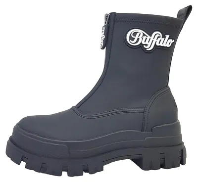 Imagen del producto de Buffalo ASPHA RAIN ZIP: Botas para mujer, color negro, con cremallera, estilo casual