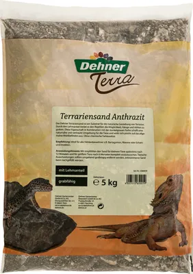 Produktbild von Dehner Terra Terrariensand mit Lehmanteil, für Reptilien, 5 kg, grau