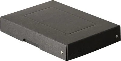 Produktbild von Falken 5x PURE Box Black DIN A5, Füllhöhe 40 mm schwarz - Schwarz - 22001712F