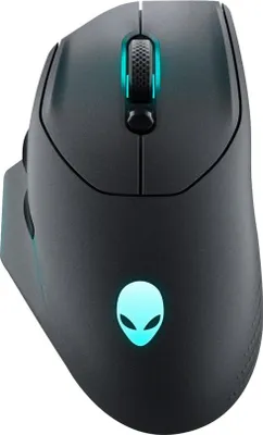 Produktbild von Alienware AW620M, Rechts, Optisch, RF Wireless + USB Type-C, 26000 DPI, Schwarz