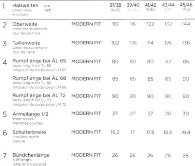 Produktbild von Eterna Hemd Comfort Fit (8817 E49E), Größe:41, Farbe:Weiß (00)