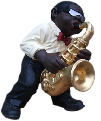 Immagine prodotto di Design, sassofono, statuetta, scultura, figure, sculture, decorazione, modello 4016
