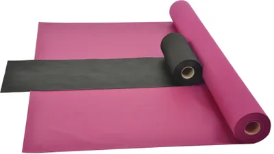 Produktbild von Sensalux Kombi-Set 1 Tischdeckenrolle 1m x 25m beere + Tischläufer 30cm schwarz