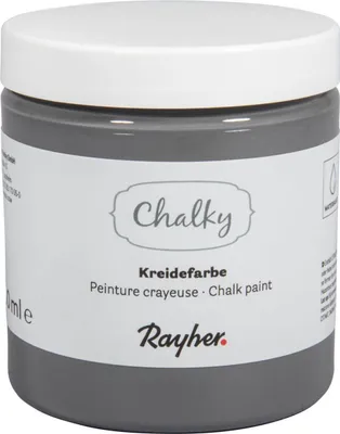 Produktbild von Kreidefarbe Dunkelgrau - Chalky Finish - 230 ml